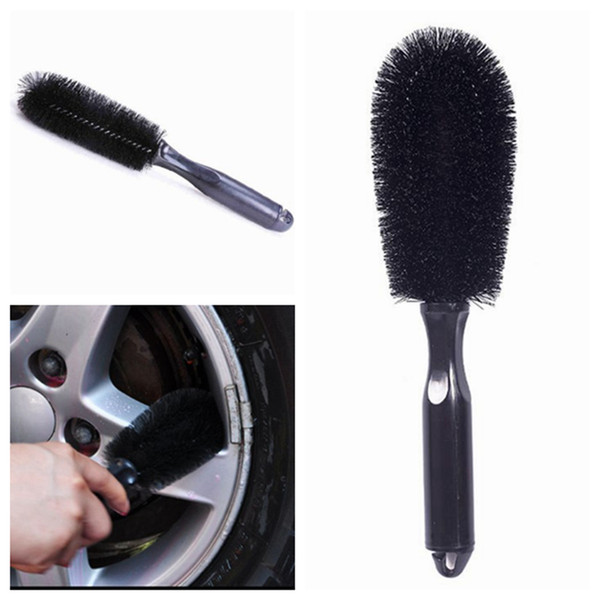 Car Washing Wheel Brush Car Tire Rim Cleaning Handle Brushes Tool Washable Handy Car Washer Brush LJJZ402