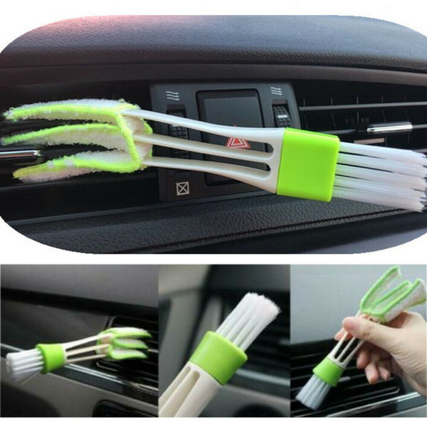 1Pc Office Car Auto Air Outlet Vent Dashboard Dust Cleaner Cleaning Brush Tool