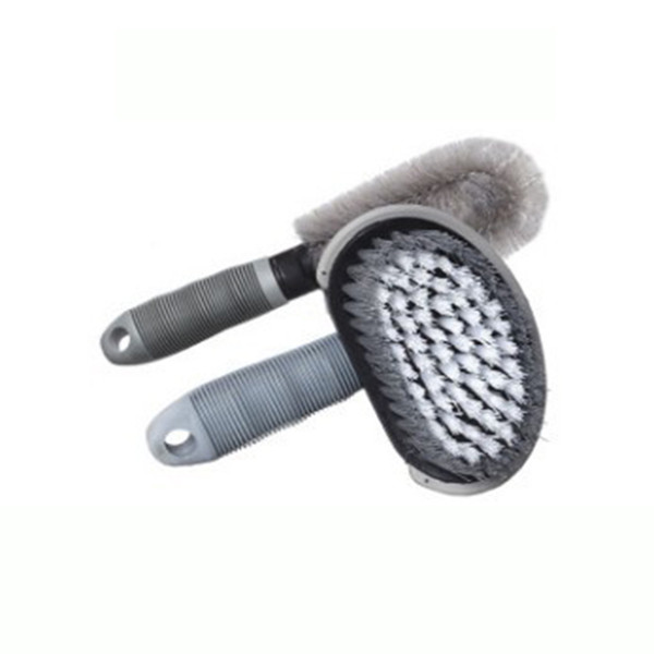 2pcs Wash Wheel Hub Brush Tire Brush Car Cleaning Wheel Special Soft Hair Rim Brush Combination Set Tool