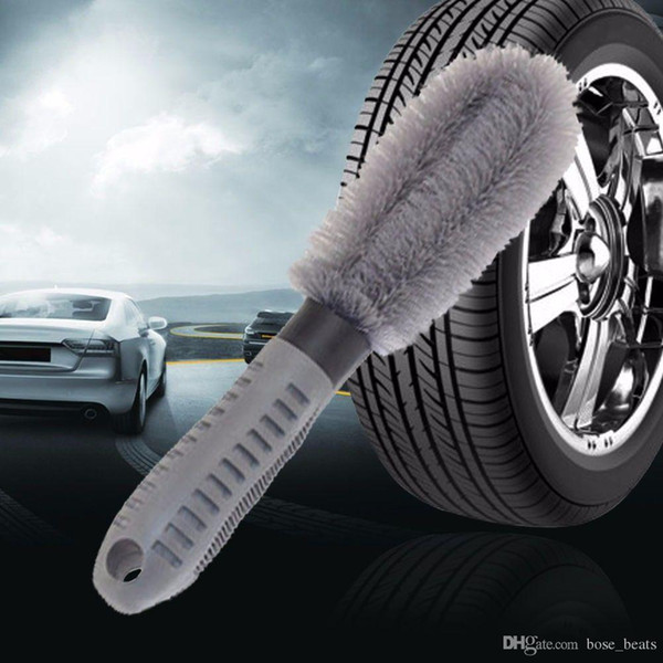 Hot Seling Car Wheel Tire Rim Scrub Brush Washing Cleaner Vehicle Cleaning Tool Car Wheel Brush Wheel Cleaning Brush DHL Free Shipping