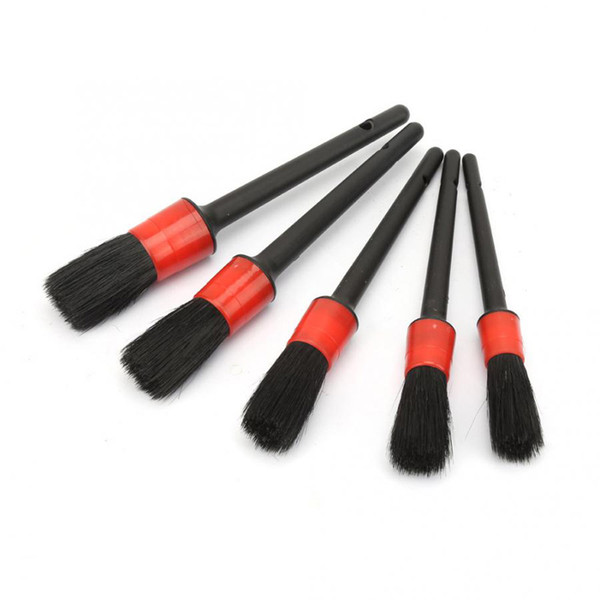 5Pcs/Set Car Motorcycle Car Wash Brush Wheel Window Cleaning Tool Car Wash Gap Cleaning Brush Auto Motorc Dust Removal Tool