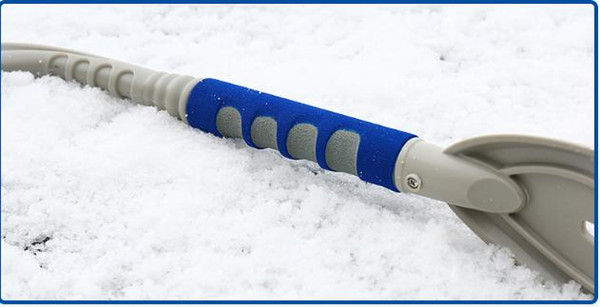 Multi-function snow scraper vehicle snow brush winter cleaning tool snow scraping skis defrost deicer shovel