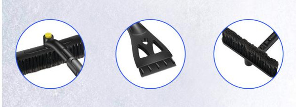 Car with snow scraper snow brush snow scraper glass defroster winter deicing tools supplies