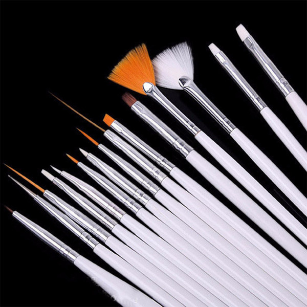 15PCS/Lot Nail Brushes Set For Manicure Nail Art Brush Painting Dotting Pen Gel Polish Tools Kit Manicure Pen Art Tools