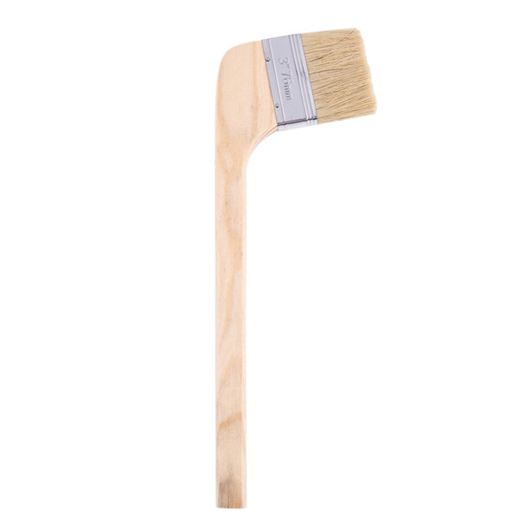 Promotion! 3-inch Width Right Angle Handle Metal Ferrule Bristle Oil Paint Brush