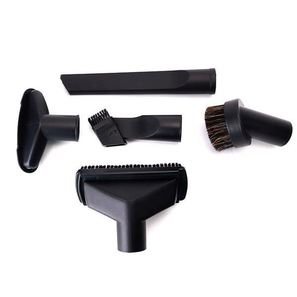 5pcs Vacuum Cleaner T Shape Sunction Universal Household Flat Brush Head Attachment Tool Adapter Anti Scratch Rotatable Parts
