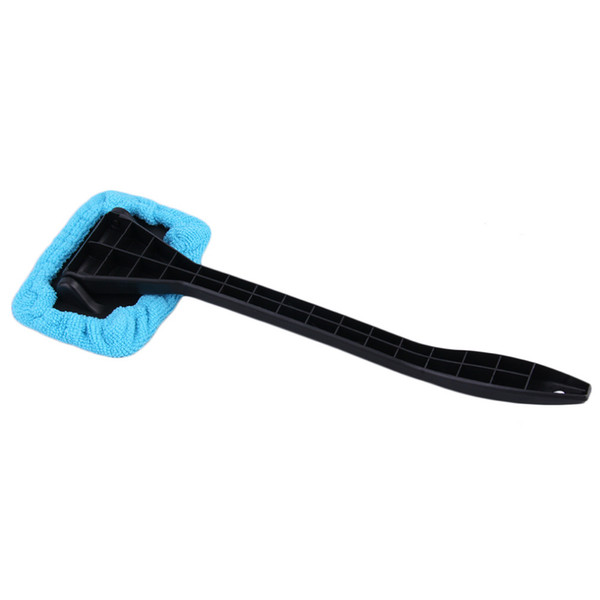 Microfiber Auto Car Window Cleaning Long Handle Car Wash Brush Dust Car Care Windshield Towel Handy Washable