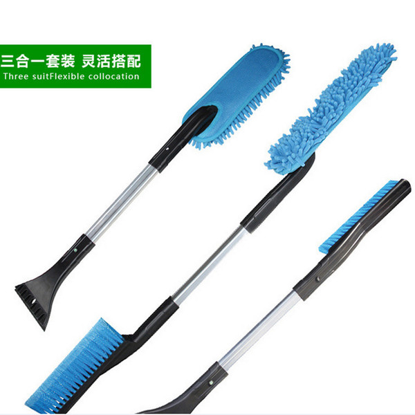 Brand New 3 In 1 Aluminium Alloy Car Snow Shovel,Ice Scraper,Frost Shaving