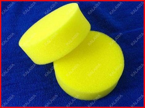 50PCS/lot Polish Round car cleaning wash sponge / sponge wax Free Shipping AAA
