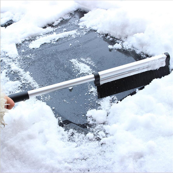 Portable Extendable Telescoping Snow Brush Shovel Ice Scraper 42-65CM For Car Motorcycle Truck Car Accessories