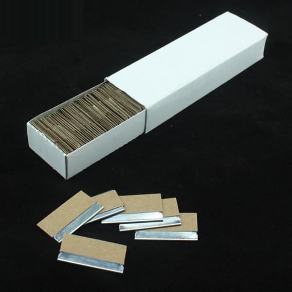 car wrapping 2.2*3.9cm Safety Scraper Knife Razor Blades Double Edged Glue Removing Razor Blades For Car Wrapping 100-Blade/box