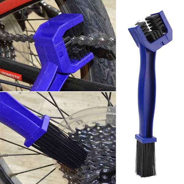 Motorcycle Bike Chain Maintenance Cleaning Brush Cycle Brake Remover For Honda/Yamaha/KTM/Kawasaki/Suzuki/BMW Blue Tools