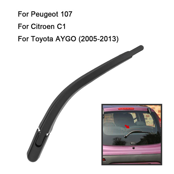 Freeshipping Car Rear Window Windshield Wiper Arm Replacement Set for car 107 Citroen C1 Toyota AYGO 2005-2013 LST-CT07-A
