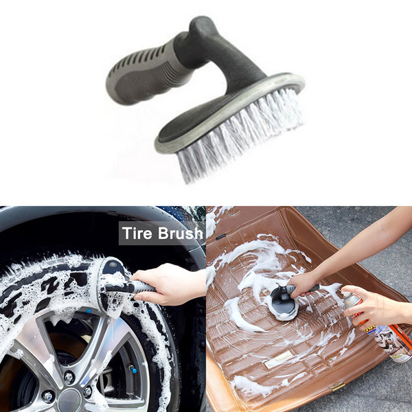 Car Wheel Cleaning Brush Tire Rim Scrub Brush Cleaner Tire Auto Truck Motorcycle Bike Wheel Brush Washing Hub Cleaning Tool
