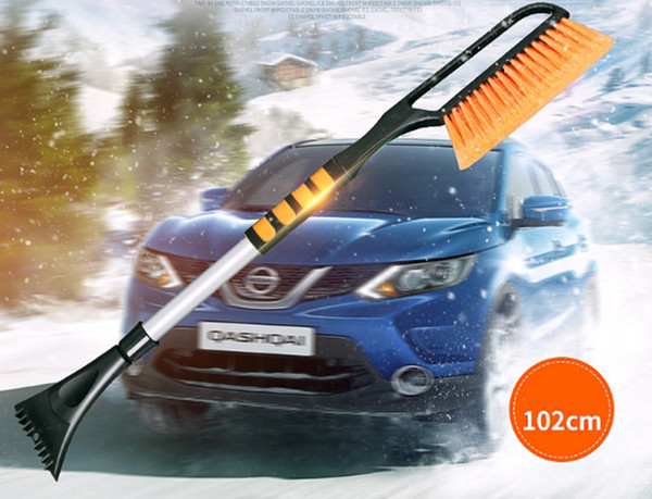 2IN1 Car Auto Truck Extendable High Quality Durable Winter Snow Ice Cold Scraper Snow Brush Shovel Removal Clean Cleaning Tool Accesory New