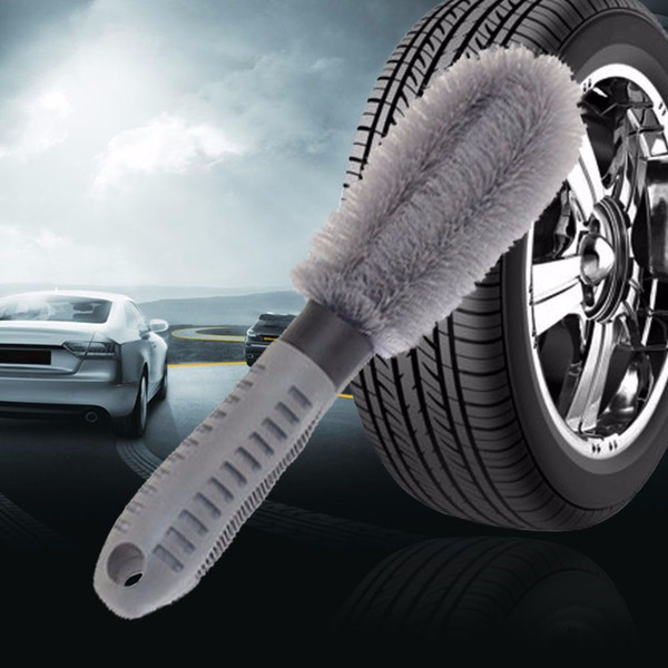 Hot Seling Car Wheel Tire Rim Scrub Brush Washing Cleaner Vehicle Cleaning Tool Car Wheel Brush Wheel Cleaning Brush DHL Free Shipping