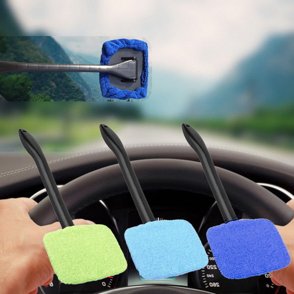 Microfibe Windshield Car Cleaner Glass Wiper Clean Window Tool Brush Kit useful DHL UPS Free Shipping