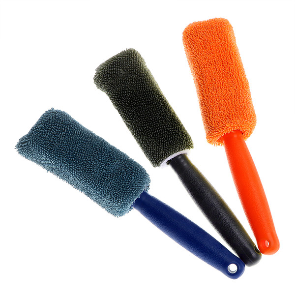 Tire Wheel Cleaning Car Brush Microfiber Scrub Car-Styling Auto Care Dust Remove Washing Tool