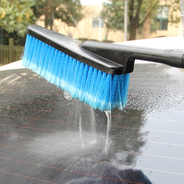 Cleaning Wash Brush Tool Car Truck Vehicle Exterior Retractable Long Handle Flow Switch Foam Bottle PPA52