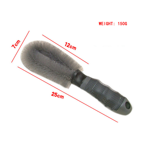 Vehicle Wheel Brush Washing Car Tire Rim Cleaning Handle Brush Tool for Car Truck Motorcycle Bicycle Auto Car Brush Tool