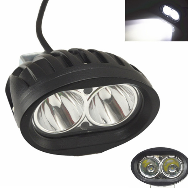 Waterproof 12-80V Motorcycle LED Headlight Headlamp Motorbike Fog Head Lights Universal For Pit Bike Spot White