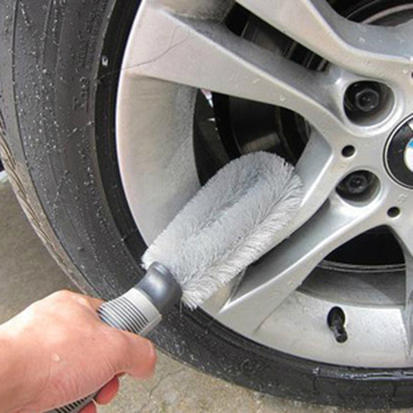 Wheels Brush for Car Auto Motorcycle Bike Tire Rim Scrub Washing Cleaning Tool Free Shipping