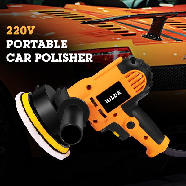 LOONFUNG LF227 220V Electric Car Polisher Machine Auto Polishing Machine Adjustable Speed Sanding Waxing Tools Car Accessories Powewr Tools