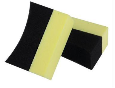 Wanneng composite PE sponge surface waxing cotton edge and corner wipe can wax tools with edge and corner wipe
