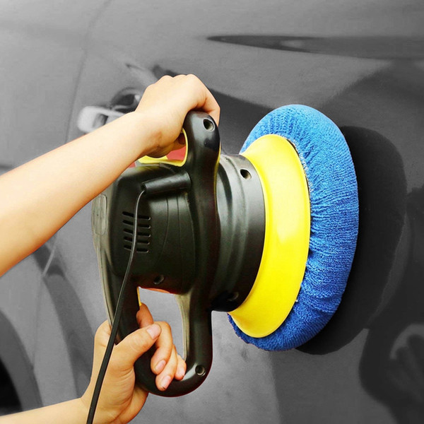 16 Packs Car Polisher Pad Bonnet Set(5 To 6 Inches) Including 12 Packs Microfiber Car Polishing Bonnet And 4 Waxing Bonn