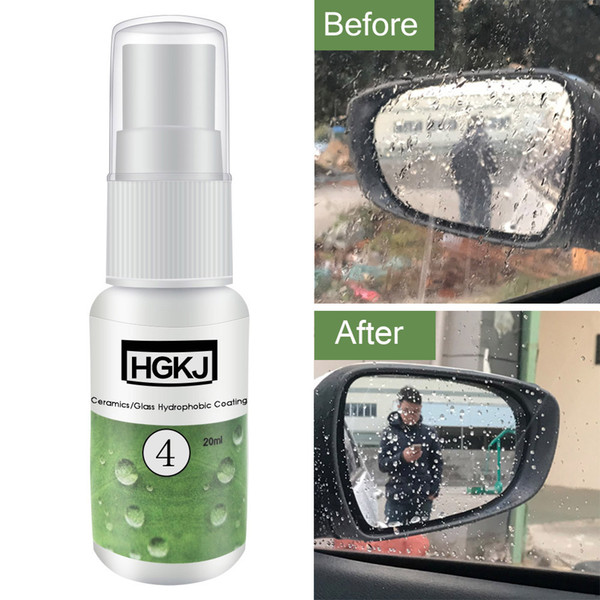 Rovtop Car Paint Care Liquid Glass Nano Hydrophobic Ceramic Polish Car Coating Windshield Glass Rainproof Agent for Safe Driving