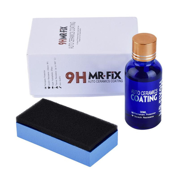 30ML 9H Hardness Car Liquid Ceramic Coat Super Hydrophobic Glass Coating Car Polish Heat Resistance Anti Corrosion Tool