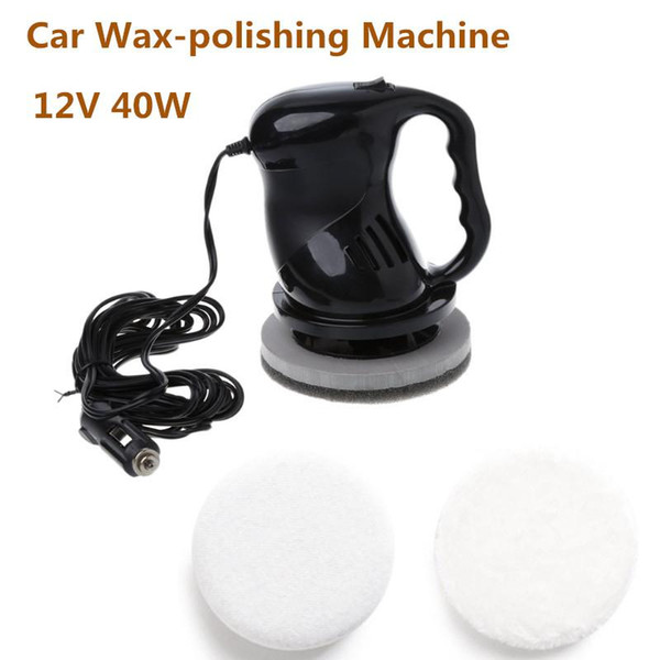 Universal 12V 40W Car Wax-polishing Machine 5 inch Portable Waxer Polisher Waxed Buffer Tool