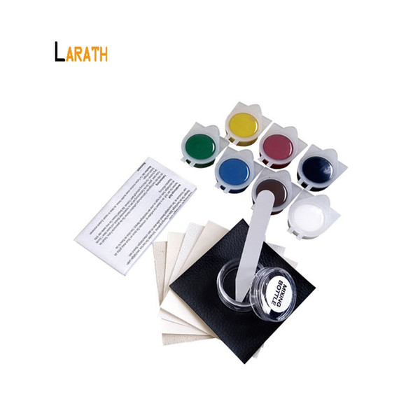 LARATH Liquid Leather and Vinyl Repair Kit for Car Leather Paint Air Dry Repairs Holes/Rips/Tears/Gouges