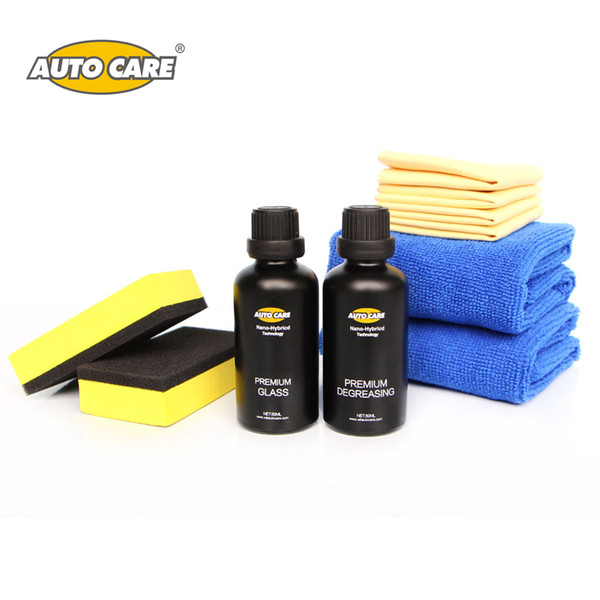 Liquid Glass Mirror Nanotech 9H Crystal Glass Coating 50ml Kit Hydrophobic Protectant Rain Water Repel Car Window Self Cleaning
