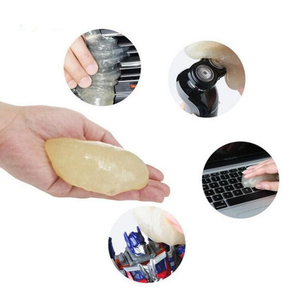 Car Cleaning Supplies Magic To Dust Glue To The Corner Gap Cleaning Mud Soft Plastic (plastic Bag) 2022New