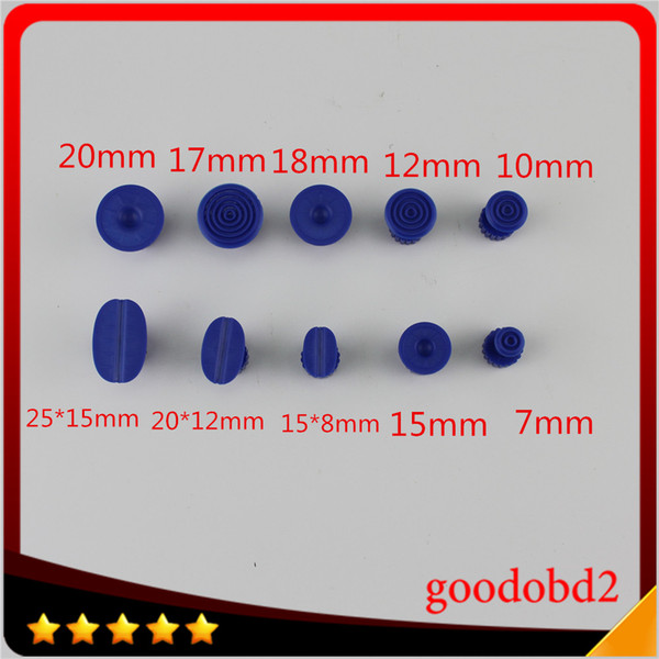 Professional PDR glue tabs car of the dents Suit for T bar/ lide hammer/ Dent lfiter tool 10x different size shape pulling tab