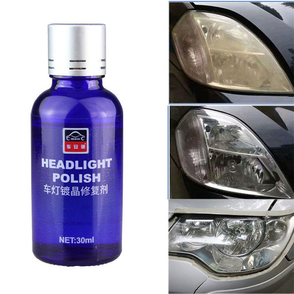 9H Hardness Car Headlight Polish Liquid Ceramic Car Coat Motorcycle Lights Care Hydrophobic Glass Coating Repair Set