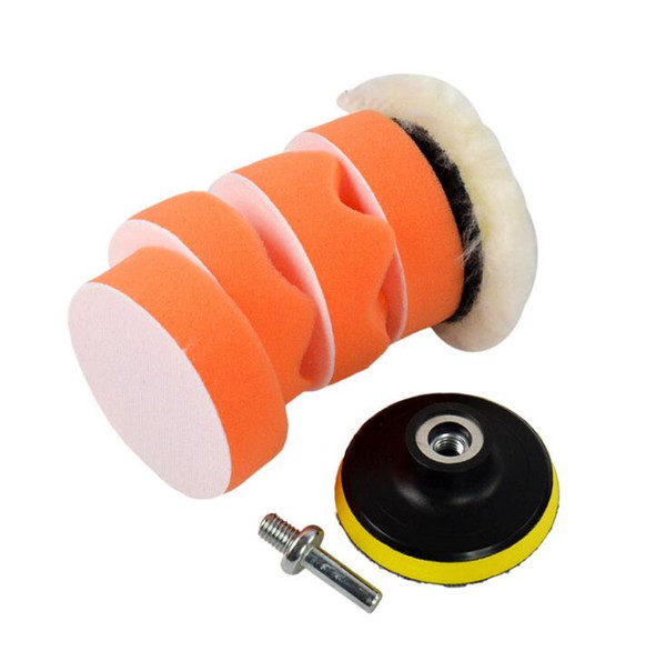 Polishing Sponge Pad 7PCS Drill Adapter Kit Car Auto Polisher Buffer Kit Drill Adapter For Car Polisher HHA47