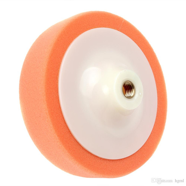 2015 New arrive Electric polishing machine Soft Puffing Pad Orange Sponge Wheel for Car Auto Waxing & Polishing CDE_902