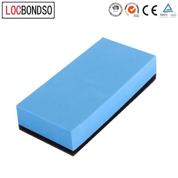 LocBondso 10 Pcs/lot Car Wash Foam Lacquer Coating Sponges Car Maintenance Waxing Sponge for glass ceramic coating applicator