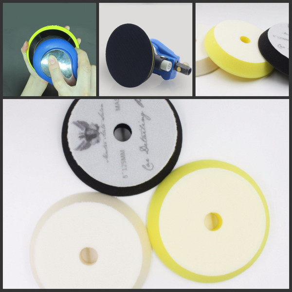 High-quality 5-inch pneumatic wax polishing machine / polishing machine package (including 3pcs 5-inch polishing cotton)