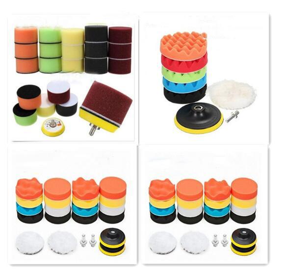 Car beauty waxing sponge polishing set polishing sponge polishing wheel