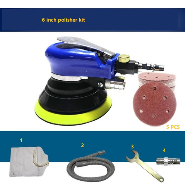 5/6 Inch Random Orbital Air For Palm Sander & Car Polisher Vacuum Cleaner Set Tool Polishing Machine Powewr Tools