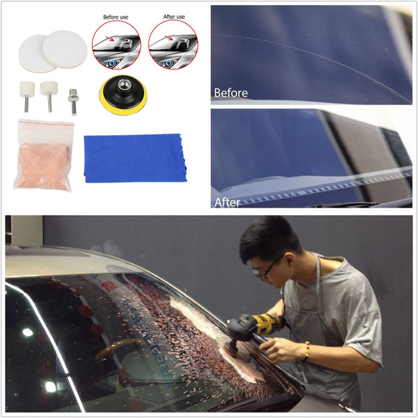1 Set Universal Car Glass Polishing Kit Practical Auto Car Windscreen Repair Windows Scratch Remover Set New Arrival