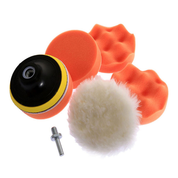 Car Sponge Polishing Disc Waxing Buffing Pads Set Tool Paint Care Car Wash Maintenance Accessories Supplies Products