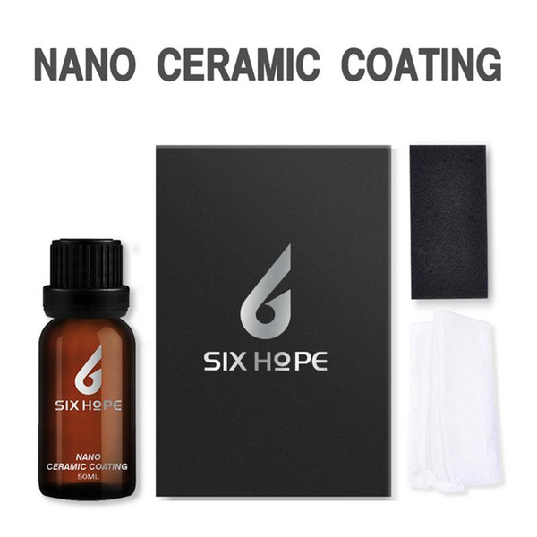 50ml Car Nano Ceramic Coating Super Water-repellent Fluorinated Anti-scratch Super Hydrophobic Glass Coating