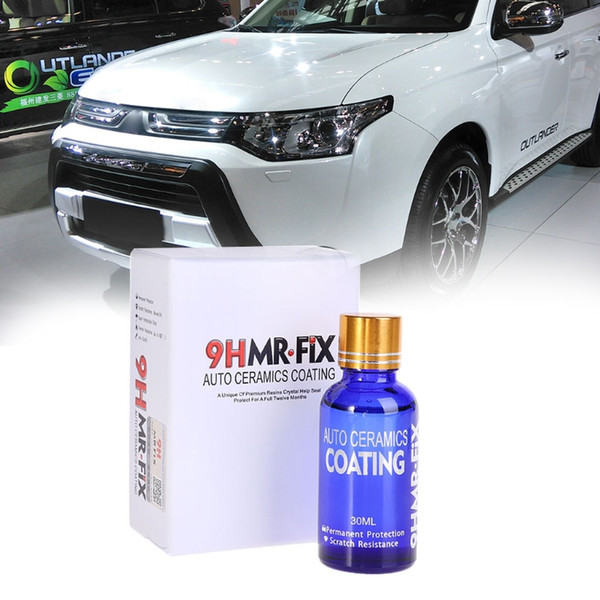 Hot New 1 Set 30ML 9HMR FIX Coating Auto Car Paint Anti-scratch Glass Car Liquid Ceramic Coat Polish Tool High Quality