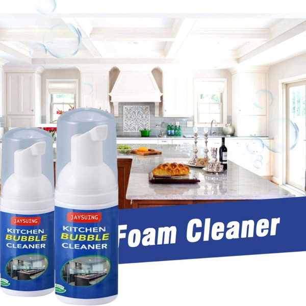2PC All-Purpose Cleaning Bubble Spray Multi-Purpose Foam Kitchen Grease Cleaner car accessories