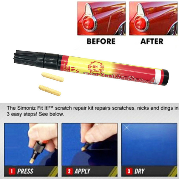 Car Fix It PRO Car Scratch Repair Remover Filler Sealer Pen Clear Coat Applicator Tool Clear Pens Packing car styling care