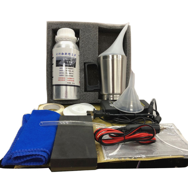Car headlight Restoration Scratch Headlight Polish Vehicle Repair Refurbishment Hydrophobic Coat Polishing